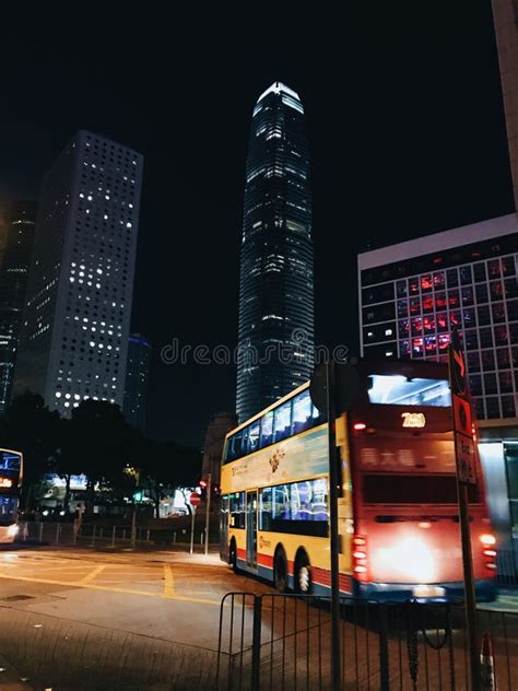 Hong Kong`s Bus Night Editorial Image Image Of Nhong 132882810