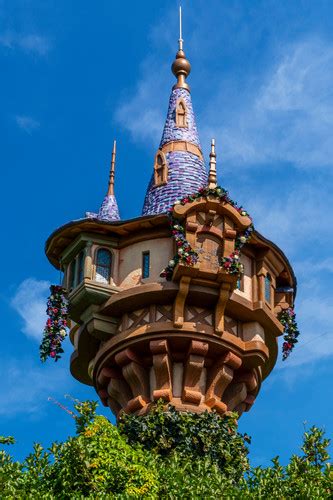 Tangled Rapunzel Tower In Fantasyland Disney Art By William Drew