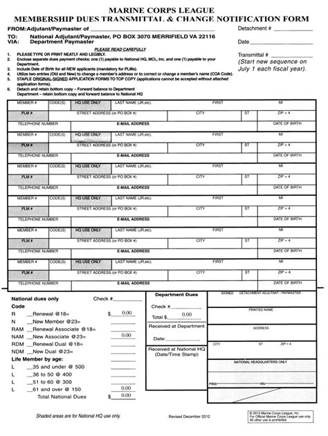 Marine Corps League Forms Fill Online Printable Fillable Blank