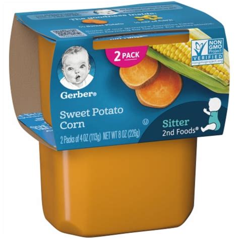 Gerber 2nd Foods Sweet Potato Corn Stage 2 Baby Food 8 Pack 2 Ct 4