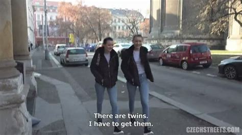 Czech Twins 👯‍♂️ Propositioned On The Street