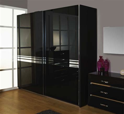 The 15 Best Collection Of High Gloss Black Wardrobes