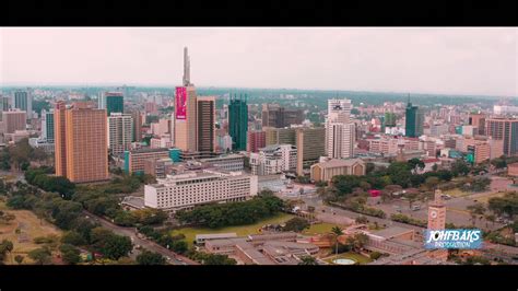 Amazing Aerial View Of Nairobikenya Stock Footage 4k Youtube