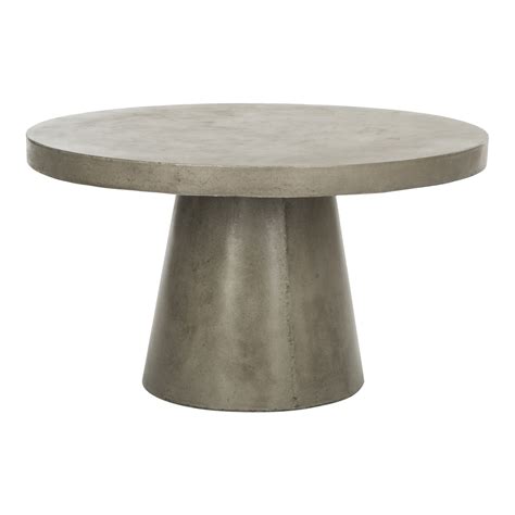 The Perfect Outdoor Companion The Round Concrete Outdoor Coffee Table