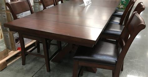 Visit a warehouse near you! Hillsdale Furniture 9 Piece Counter Height Dining Set ...