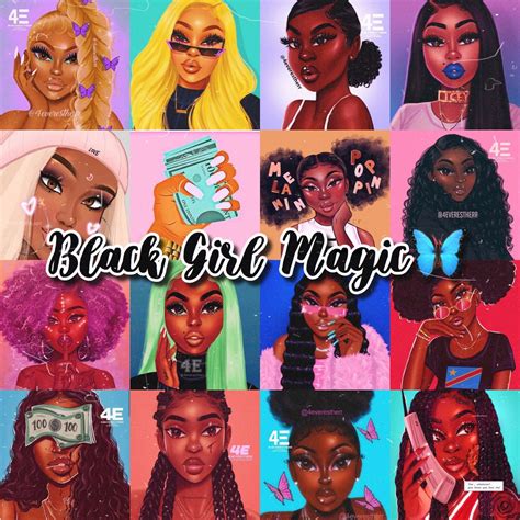 pin by shyneej on cute wallpapers black girl black girl magic black girl magic art