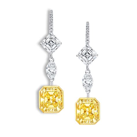 Fancy Yellow Diamond Earrings Silverhorn Jewelers Santa Barbara