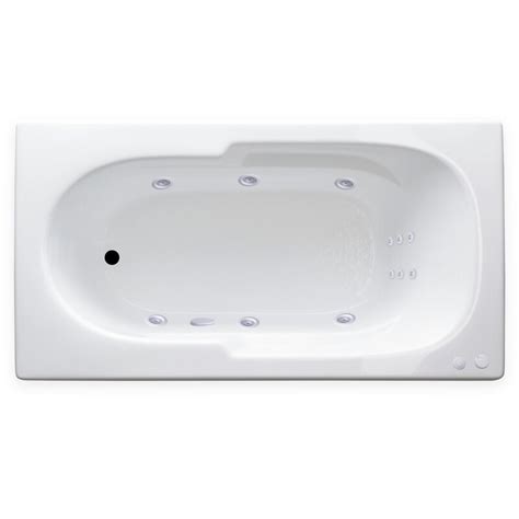 When purchasing your tub, some of the features how to install a whirlpool tub. Carver Tubs Hygienic Aqua Massage 60" x 32" Drop in ...