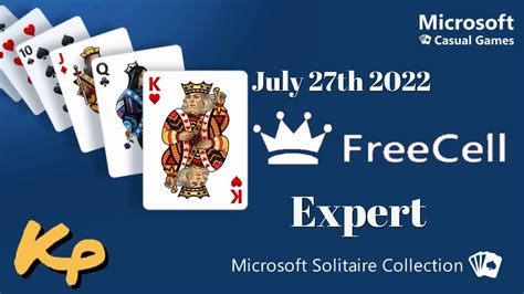Microsoft Solitaire Collection Daily Challenge Freecell Expert