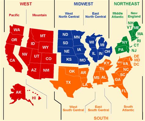 1 Census Regions Of The United States Download Scientific Diagram