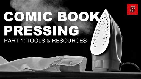 Comic Book Pressing Part 11a Tools And Resources Youtube