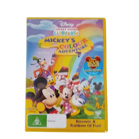 Mickey Mouse Clubhouse Mickeys Colour Adventure Dvd New And Sealed