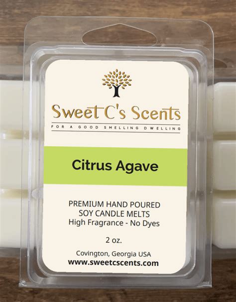 Citrus Agave Wax Melts Sweet Cs Scents