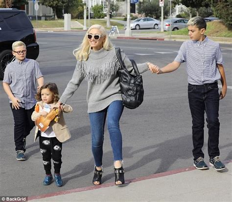 The loving mother is often seen with the trio, whether that be at church, restaurants or even disneyland. Gwen Stefani takes her three sons to church