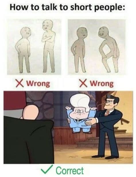 36 quotes from how to talk to anyone: 22 How To Talk To Short People Memes