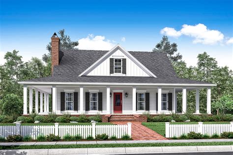 These 3 bedroom home designs are suitable for a. 3 Bedrm, 2084 Sq Ft Southern Home with Wrap-Around Porch ...