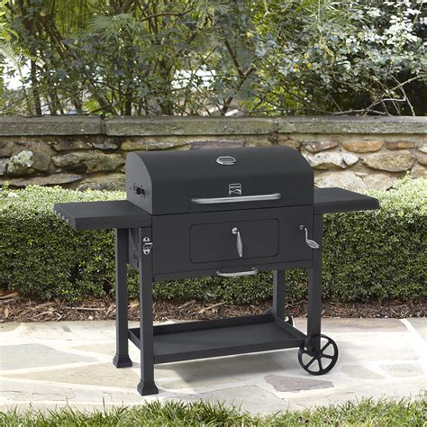 Infrared bbq grills work by emitting heat through radiation into the food on the grate. Kenmore Deluxe Charcoal Grill *Limited Availability*