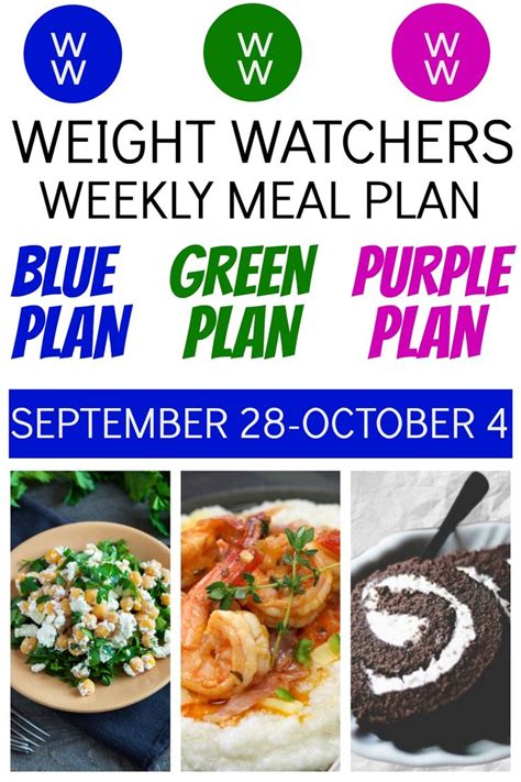 Pin On Weight Watchers Weekly Menus