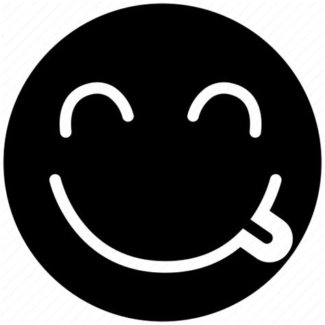 Delicious Emoji Full Happy Satisfied Smile Tongue Icon