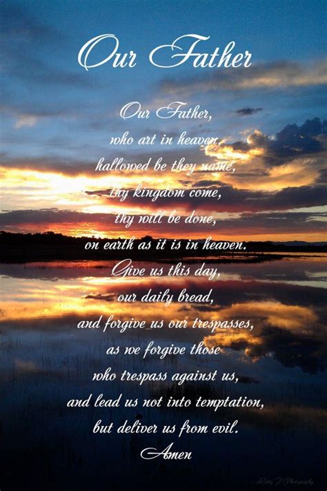 The Our Father Prayer 2400 Via Etsy Our Father Prayer Biblical