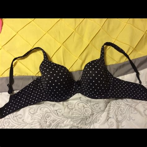 Victoria S Secret Intimates Sleepwear Black With White Polka Dot