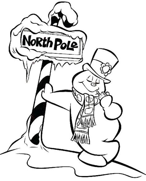 North Pole World Pages Coloring Pages