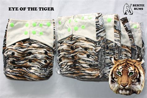 Diapereyeofthetigeroriginal Fun Aio Os Tiger Cloth Diaper Cute Wild