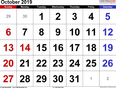 Learn which days are considered victorian public holidays in both metropolitan and regional areas and whether you're allowed to operate your business on a public holiday. October 2019 - calendar templates for Word, Excel and PDF