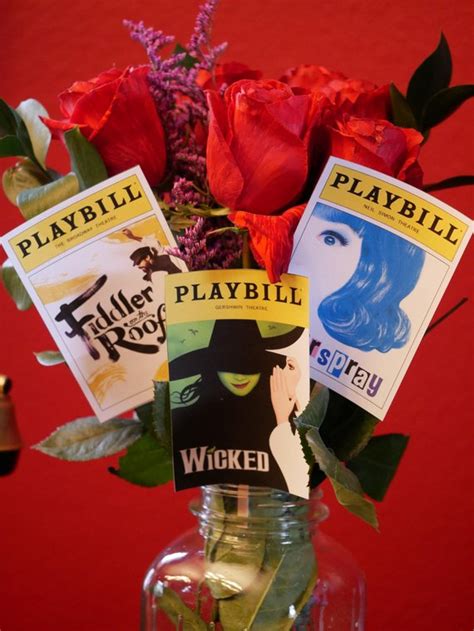Playbills Centerpieces Set Of 3 Broadway Plays Broadway Theme Party