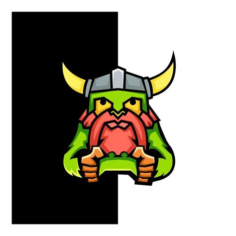 Premium Vector Viking Mascot Logo Design