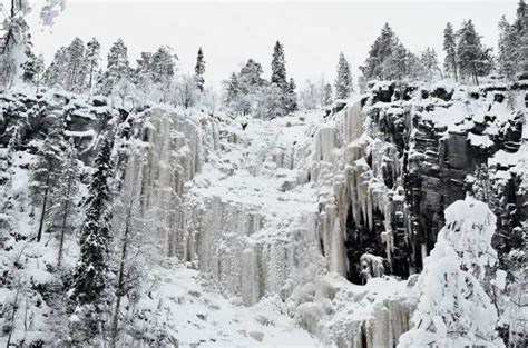 Rovaniemi Frozen Waterfalls Of Korouoma Canyon Hike Getyourguide