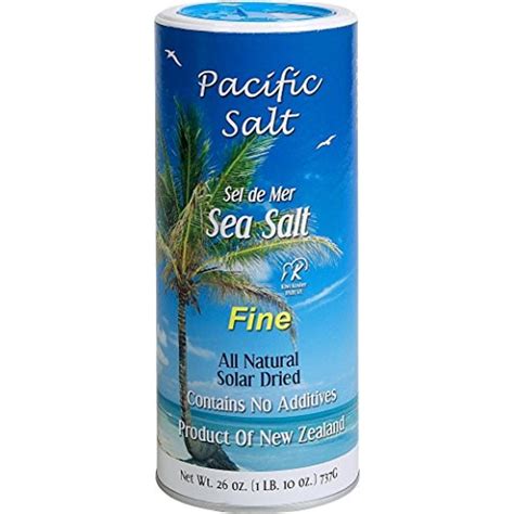 Pacific Salt Sea Salt Shaker Fine 26 Oz