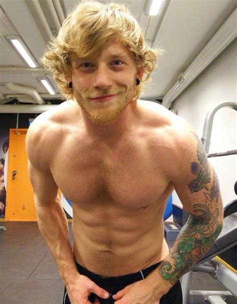 Pin By Toasterguys On Tattoo And Piercings Blonde Guys Ginger Men