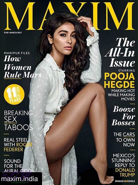 Pooja Hegde Cover Girl For MAXIM Magazine March 2017 Issue Photo