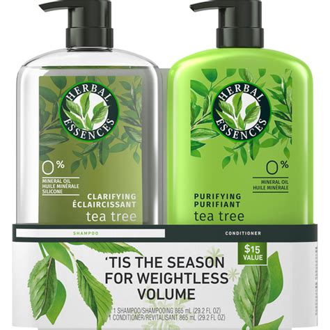 Herbal Essences Tea Tree Clarifying Shampoo And Conditioner 584 Fl Oz