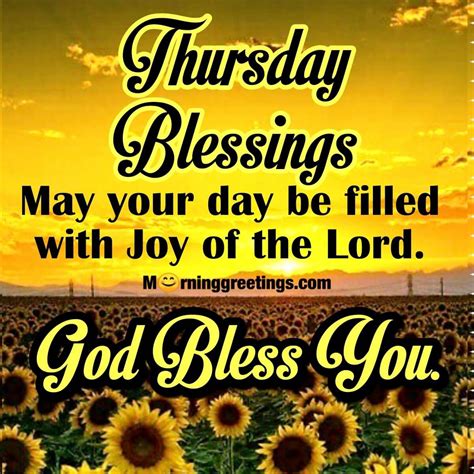 Thursday Morning Blessings