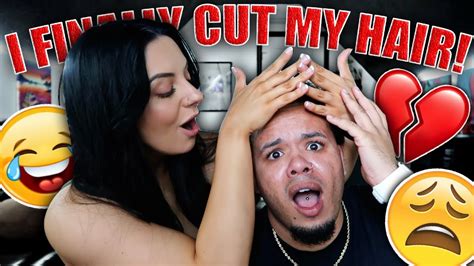 I Let My Girlfriend Cut My Hair Finally Youtube