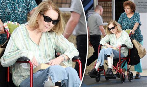 Teri Garr Looks Downbeat As Shes Wheeled By Carer During Ms Battle