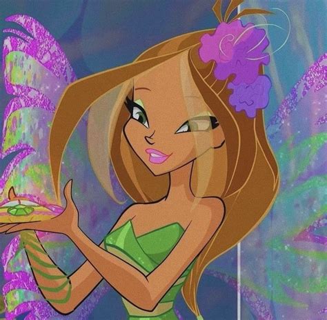 Winx Club Flora Aesthetic Winx Club Cartoon Profile Pics Flora Winx