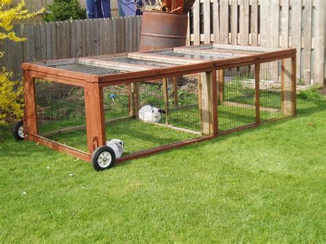 Outdoor Rabbit Hutch With Wheels Stuff I D Love To Build Outdoor