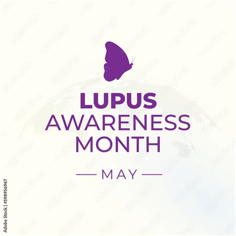 Lupus Awareness Month Design Template For Celebration Lupus Vector