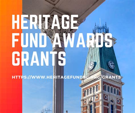 Heritage Fund Preservation Heritage Fund Grant Program Landmarks