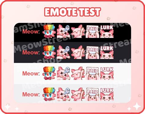Discord Emotes Mega Pack Axolotl Super Happy Cute Pink Twitch