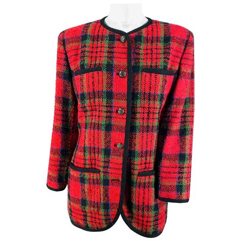 Emanuel Ungaro Parallele Houndstooth Mohair Jacket For Sale At 1stdibs