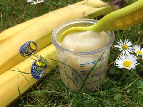 Recette compote bébé banane pomme ricotta