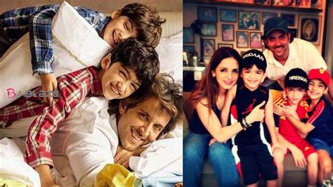 sussanne khan shares adorable pictures of hrithik roshan with their sons b4blaze