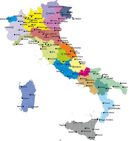 Álbumes 96 Foto Mapa De Italia Con División Política Cena Hermosa