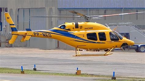 The bell 429 globalranger was originally developed to be used mainly for emergency medical service operations, as the previous 427's cabin was too small to properly accommodate a patient litter. Helicopter Bell 429 GlobalRanger Takeoff - YouTube