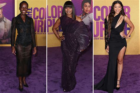 The Color Purple Premiere Oprah Angela Bassett Lupita Nyongo And