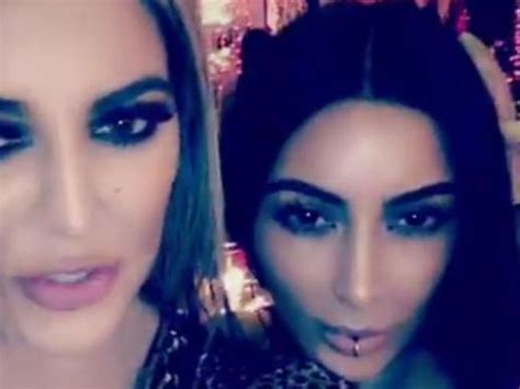 Kim Kardashian Shows Off Lip Piercing In First Selfie Of 2017